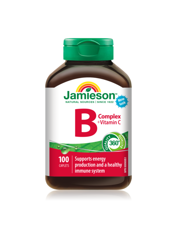 Jamieson B kompleks + vitamin C tablete, 100 tablet Jamieson B kompleks + vitamin C tablete, 100 tablet