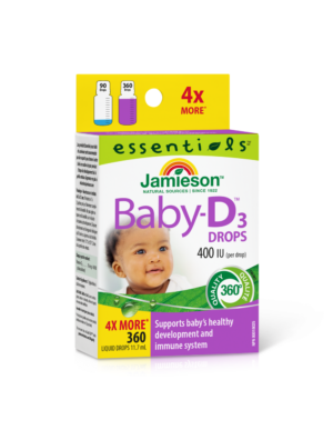 Jamieson Baby Vitamin D3 400 I.E. kapljice, 11,7 ml