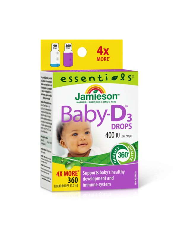 Jamieson Baby Vitamin D3 400 I.E. kapljice, 11,7 ml Jamieson Baby Vitamin D3 400 I.E. kapljice, 11,7 ml