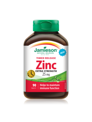 Jamieson Cink 25 mg tablete s podaljšanim sproščanjem, 90 tablet