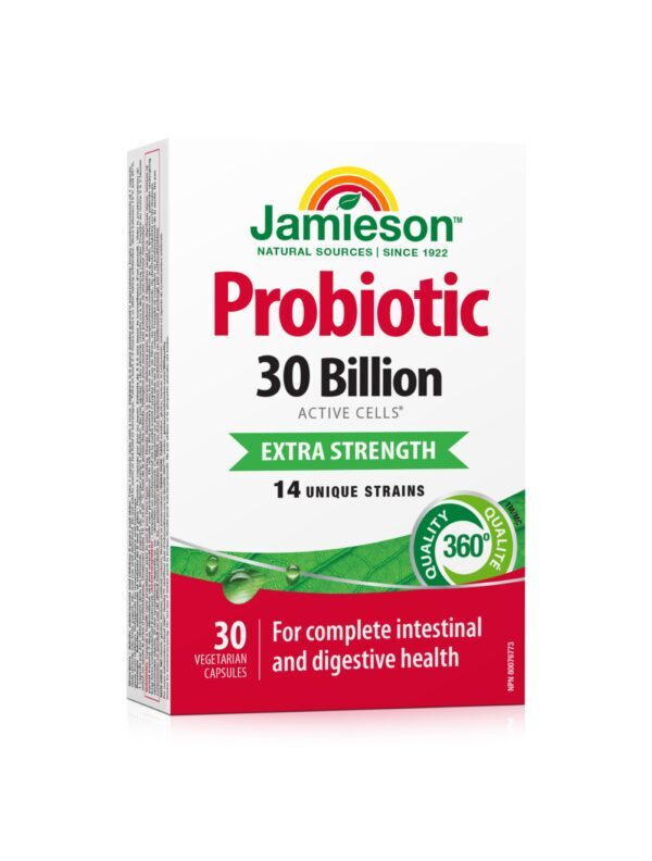 Jamieson Flora Biotik ekstra jakost 30 milijard kapsule, 30 kapsul Jamieson Flora Biotik ekstra jakost 30 milijard kapsule, 30 kapsul