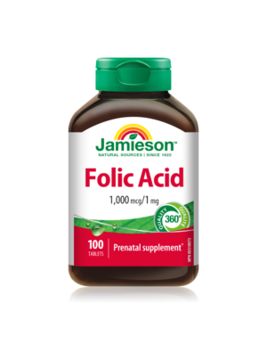 Jamieson Folna kislina 1000 μg tablete, 100 tablet