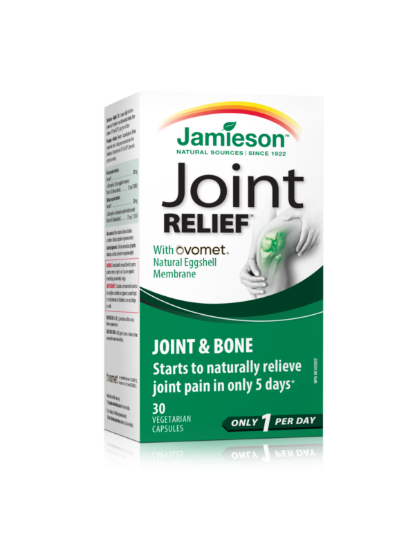 Jamieson Joint Relief kapsule z naravno membrano jajčne lupine, 30 kapsul Jamieson Joint Relief kapsule z naravno membrano jajčne lupine, 30 kapsul