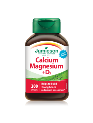 Jamieson Kalcij, magnezij in vitamin D3 tablete, 200 tablet