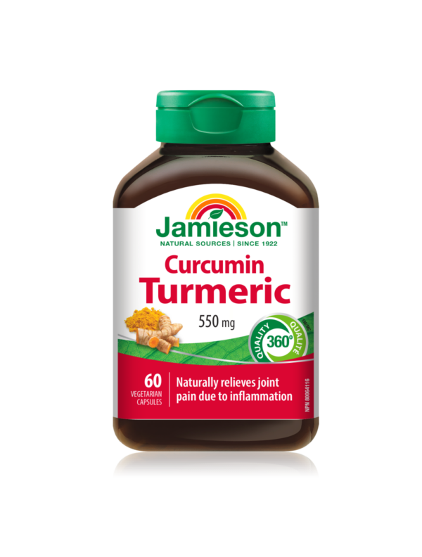 Jamieson Kurkuma 550 mg kapsule, 60 kapsul Jamieson Kurkuma 550 mg kapsule, 60 kapsul