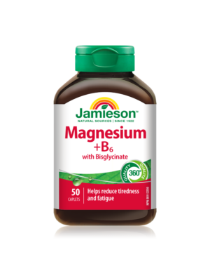 Jamieson Magnezij 200 mg + vitamini B tablete, 50 tablet