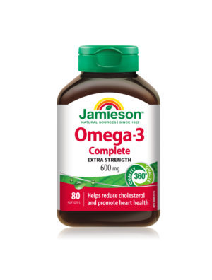 Jamieson Omega-3 Complete 600 mg kapsule, 80 kapsul