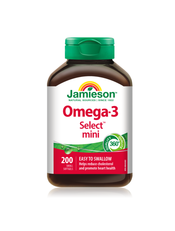 Jamieson Omega-3 Select mini kapsule, 200 kapsul Jamieson Omega-3 Select mini kapsule, 200 kapsul