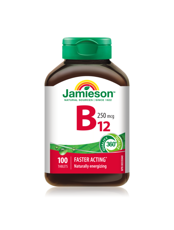 Jamieson Vitamin B12 250 μg tablete, 100 tablet Jamieson Vitamin B12 250 μg tablete, 100 tablet