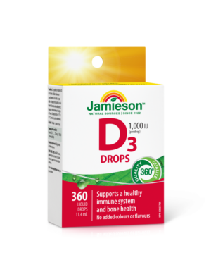 Jamieson Vitamin D 1000 I.E. kapljice, 11,4 ml
