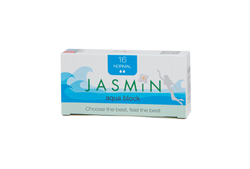 Jasmin higienski tamponi Aqua block (normal), 16 tamponov Jasmin higienski tamponi Aqua block (normal), 16 tamponov