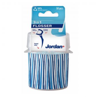 Jordan 3in1 Flosser, 50 kosov Jordan 3in1 Flosser, 50 kosov