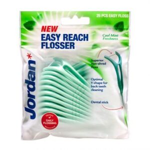 Jordan Easy Reach Flossers zobna nitka, 25 kosov