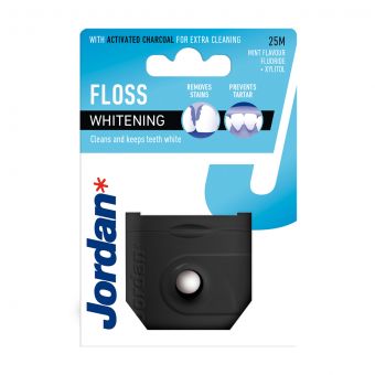 Jordan Whitening floss zobna nitka z aktivnim ogljem, 25 m Jordan Whitening floss zobna nitka z aktivnim ogljem, 25 m