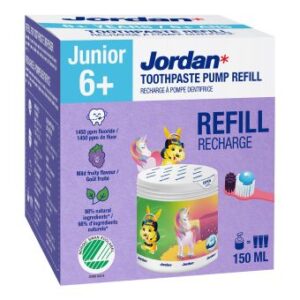 Jordan Junior zobna pasta za otroke refill (6 - 12 let), 150 ml