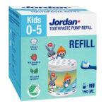 Jordan Kids zobna pasta za otroke refill (0 – 5 let), 150 ml Jordan Kids zobna pasta za otroke refill (0 – 5 let), 150 ml