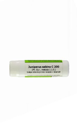 Juniperus sabina homeopatske kroglice C6, 10 g