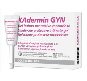 Kadermin Gyn intimni gel z aplikatorjem, 6 x 5 ml