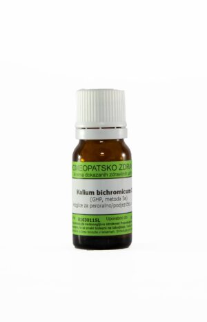 Kalium bichromicum C30 homeopatske kroglice, 1 g