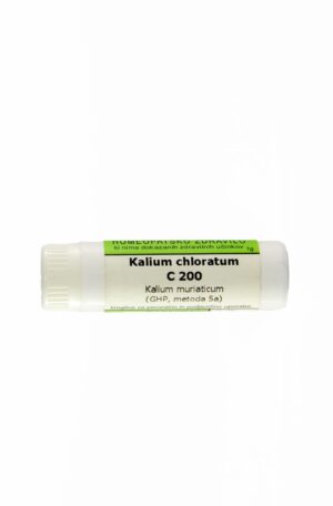 Kalium chloratum C6 homeopatske kroglice, 10 g