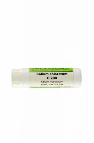 Kalium chloratum C30 homeopatske kroglice, 10 g