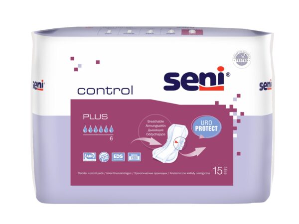 Seni Control Plus predloge za inkontinenco, 15 predlog Seni Control Plus predloge za inkontinenco, 15 predlog