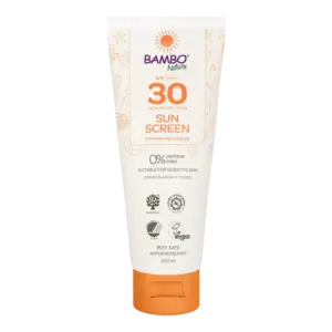 Bambo Nature Sunscreen Krema za zaščito pred soncem ZF30, 200 ml