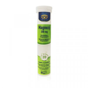 Krüger Magnezij 200 mg šumeče tablete, 20 tablet