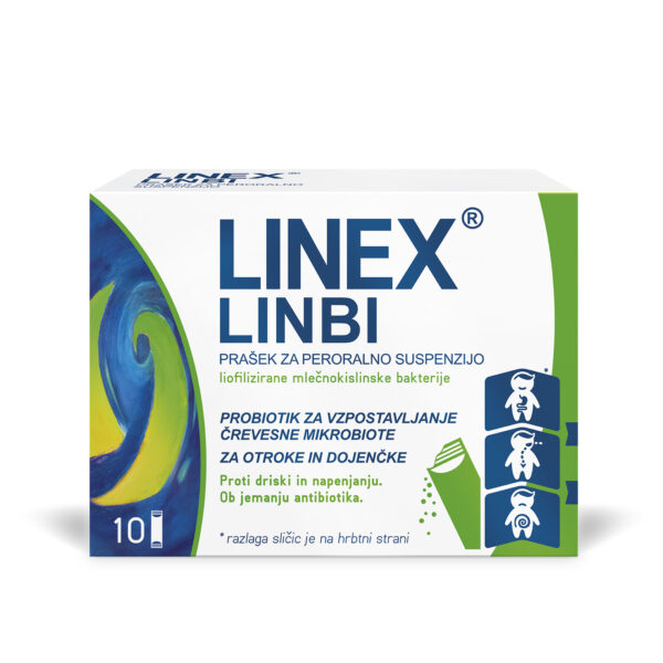 Linex Linbi prašek za peroralno suspenzijo, 10 vrečic po 1,5 g praška Linex Linbi prašek za peroralno suspenzijo, 10 vrečic po 1,5 g praška