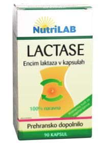 Nutrilab Lactase kapsule, 90 kapsul