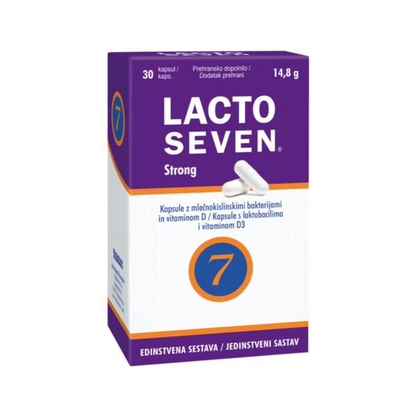 Vitabalans Lactoseven Strong kapsule, 30 kapsul Vitabalans Lactoseven Strong kapsule, 30 kapsul