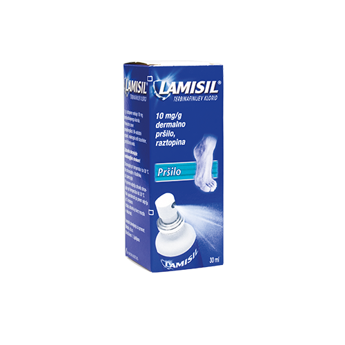 Lamisil 10 mg/g dermalno pršilo, raztopina, 30 ml Lamisil 10 mg/g dermalno pršilo, raztopina, 30 ml