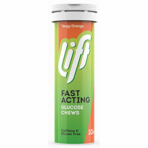 Lift Fast Acting glukozne tablete z okusom pomaranče, 10 tablet