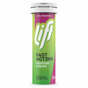 Lift Fast Acting glukozne tablete z okusom maline, 10 tablet