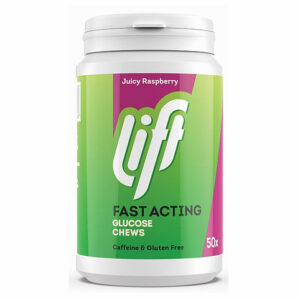 Lift Fast Acting glukozne tablete z okusom maline, 50 tablet
