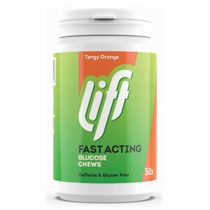 Lift Fast Acting glukozne tablete z okusom pomaranče, 50 tablet