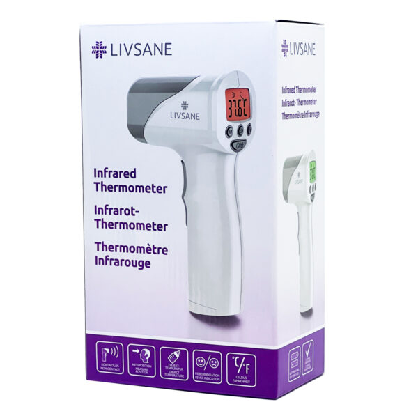 Livsane infrardeči brezkontaktni termometer Livsane infrardeči brezkontaktni termometer