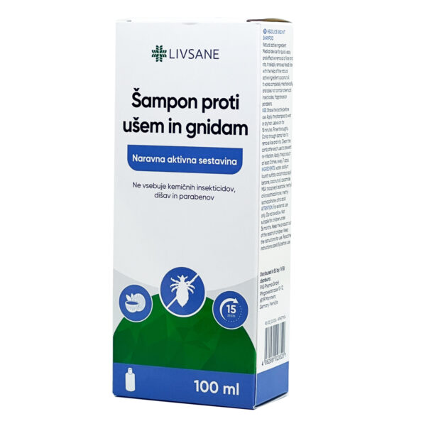 Livsane šampon proti ušem in gnidam, 100 ml Livsane šampon proti ušem in gnidam, 100 ml