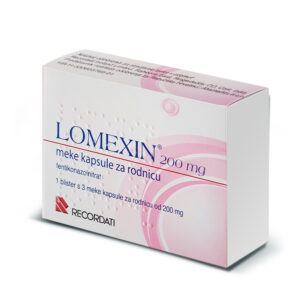 Lomexin 200 mg mehke vaginalne kapsule, 3 vaginalne kapsule