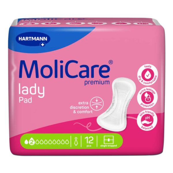 MoliCare Premium lady pad 2 kapljici, 12 predlog MoliCare Premium lady pad 2 kapljici, 12 predlog