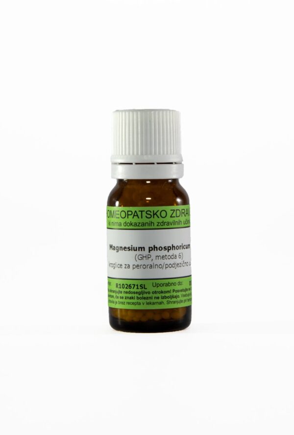 Magnesium phosphoricum C30 homeopatske kroglice, 1 g