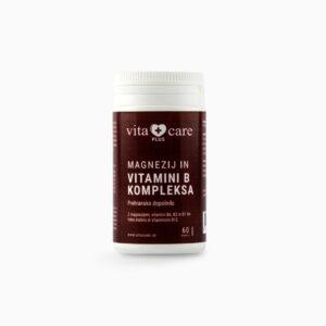 Vita Care Plus Magnezij in vitamini B kompleksa kapsule, 60 kapsul