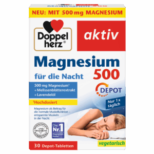 Doppelherz Aktiv Magnezij za noč 500 DEPO tablete, 30 tablet