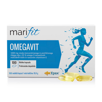 Marifit Omegavit, 100 mehkih kapsul Marifit Omegavit, 100 mehkih kapsul