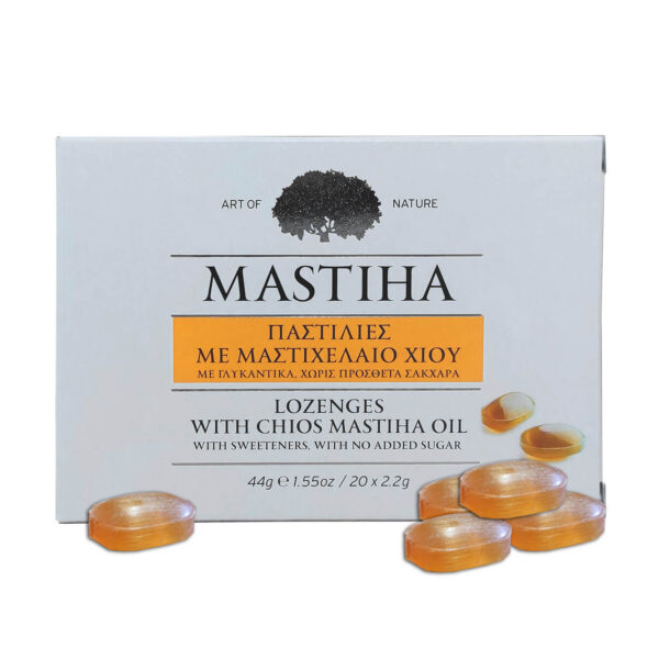 Mastika pastile z oljem mastike, 20 pastil Mastika pastile z oljem mastike, 20 pastil