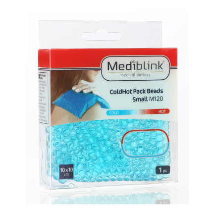 Mediblink M120 ColdHot hladilno-toplotna blazinica s kroglicami Small (10 x 10 cm), 1 blazinica Mediblink M120 ColdHot hladilno-toplotna blazinica s kroglicami Small (10 x 10 cm), 1 blazinica