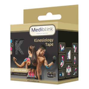 Mediblink M130 Kineziološki trak - črn (5 cm x 5 m),1 trak