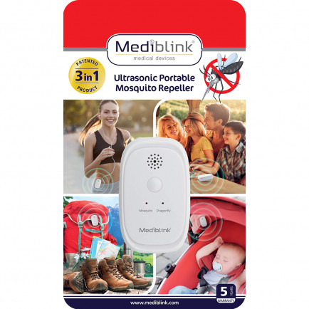 Mediblink M001 Ultrazvočni prenosni odganjalec komarjev Mediblink M001 Ultrazvočni prenosni odganjalec komarjev