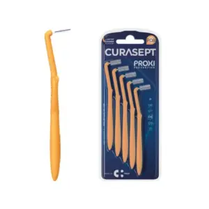 Curasept Proxi Prevention Angle P08 medzobne ščetke – oranžne, 5 medzobnih ščetk