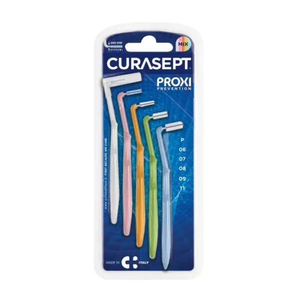 Curasept Proxi Prevention Angle Mix medzobne ščetke, 5 medzobnih ščetk Curasept Proxi Prevention Angle Mix medzobne ščetke, 5 medzobnih ščetk